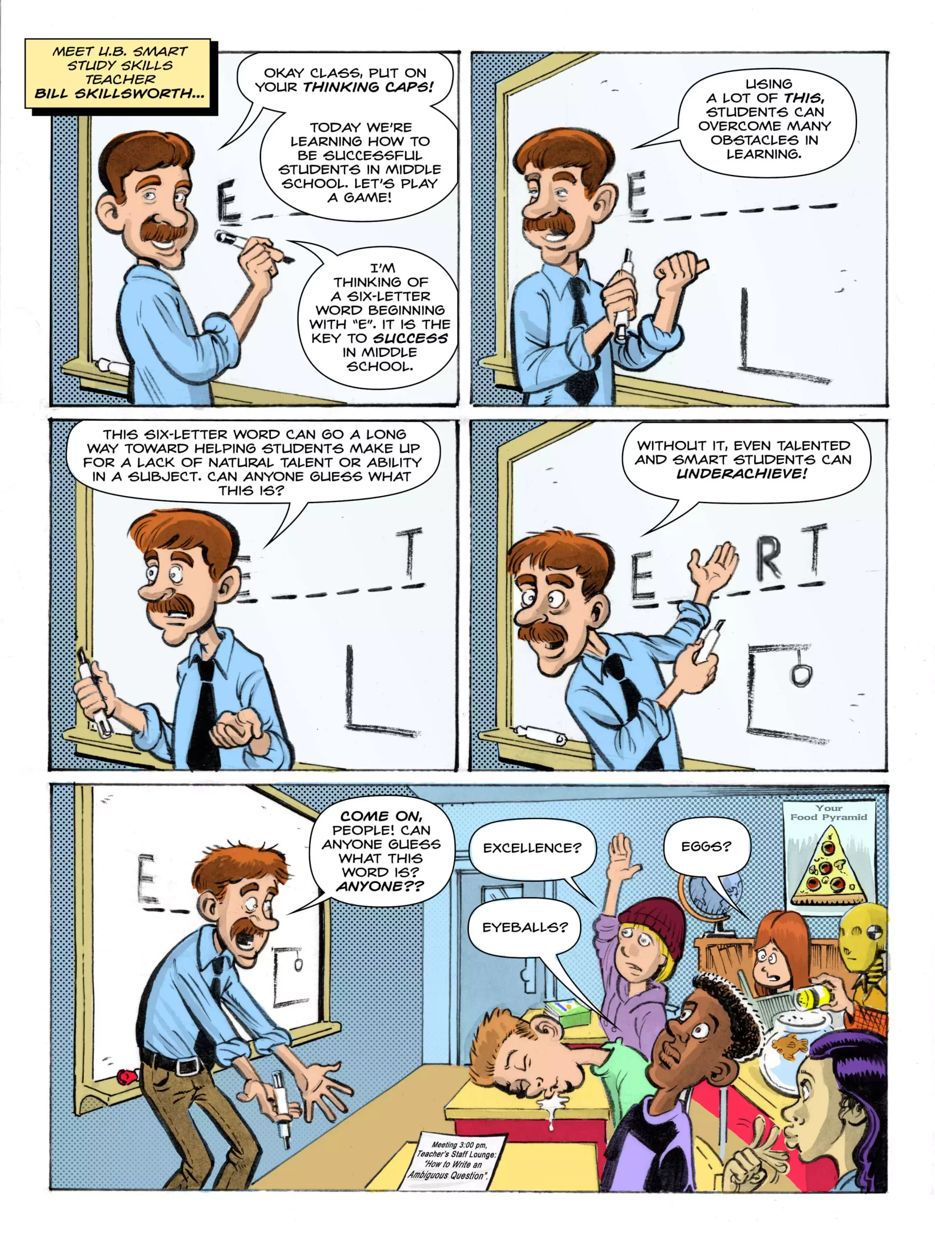 intelligence comic strip