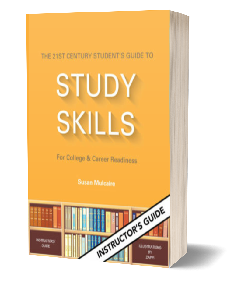 3d mockup of study skills book